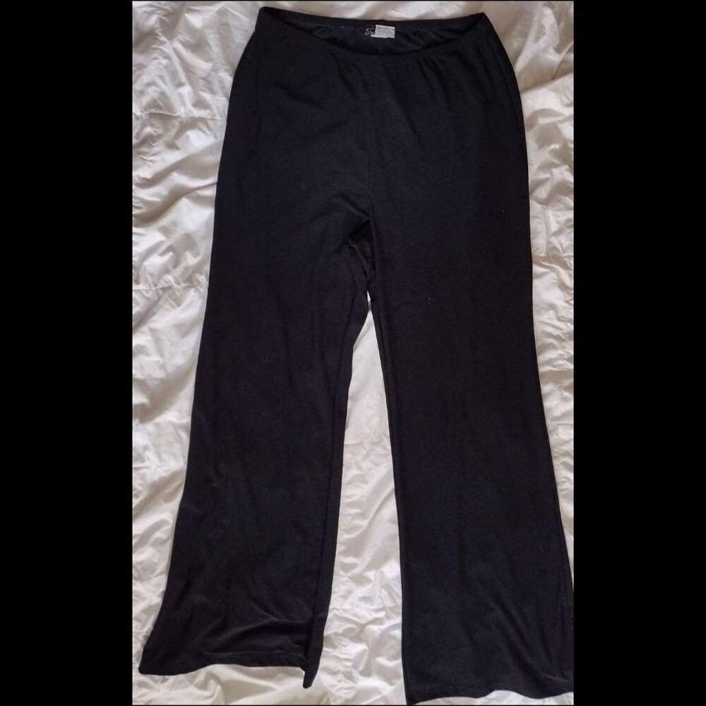 Size 28" Stretchy Small/Medium KC Stevens Black Slacks